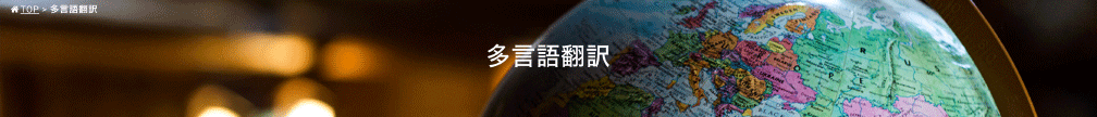 多言語翻訳サービス